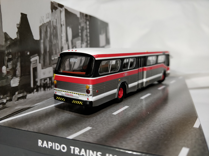 Illustration for article titled GM "Fishbowl" bus by Rapido Trains